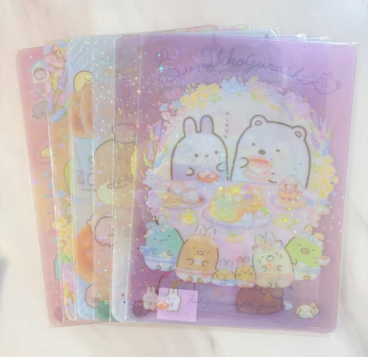 Taiwan Exclusive San-X Sumikko Gurashi Glittery B5 Folder