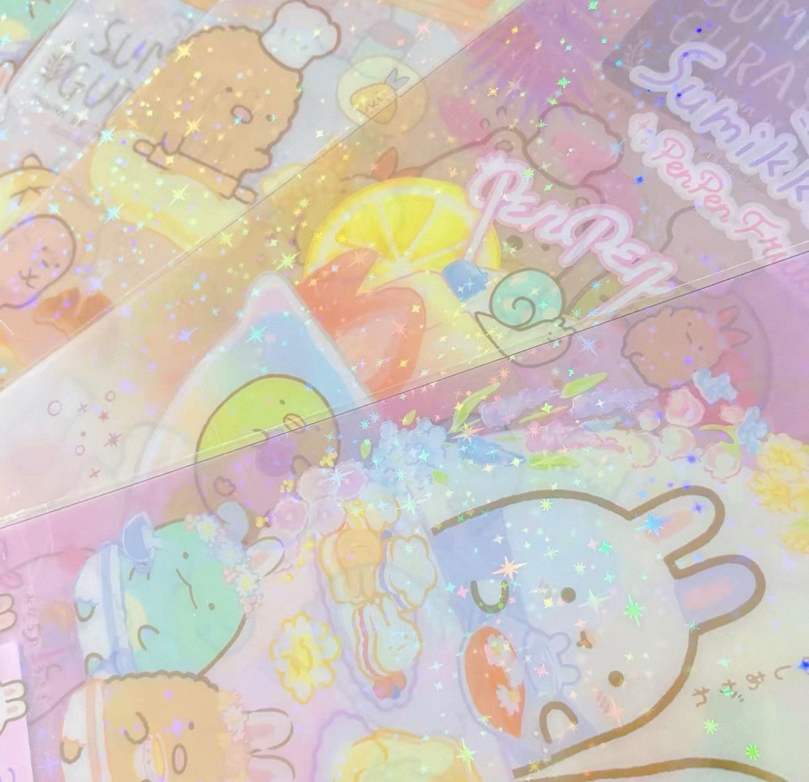 Taiwan Exclusive San-X Sumikko Gurashi Glittery B5 Folder