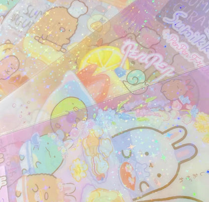 Taiwan Exclusive San-X Sumikko Gurashi Glittery B5 Folder