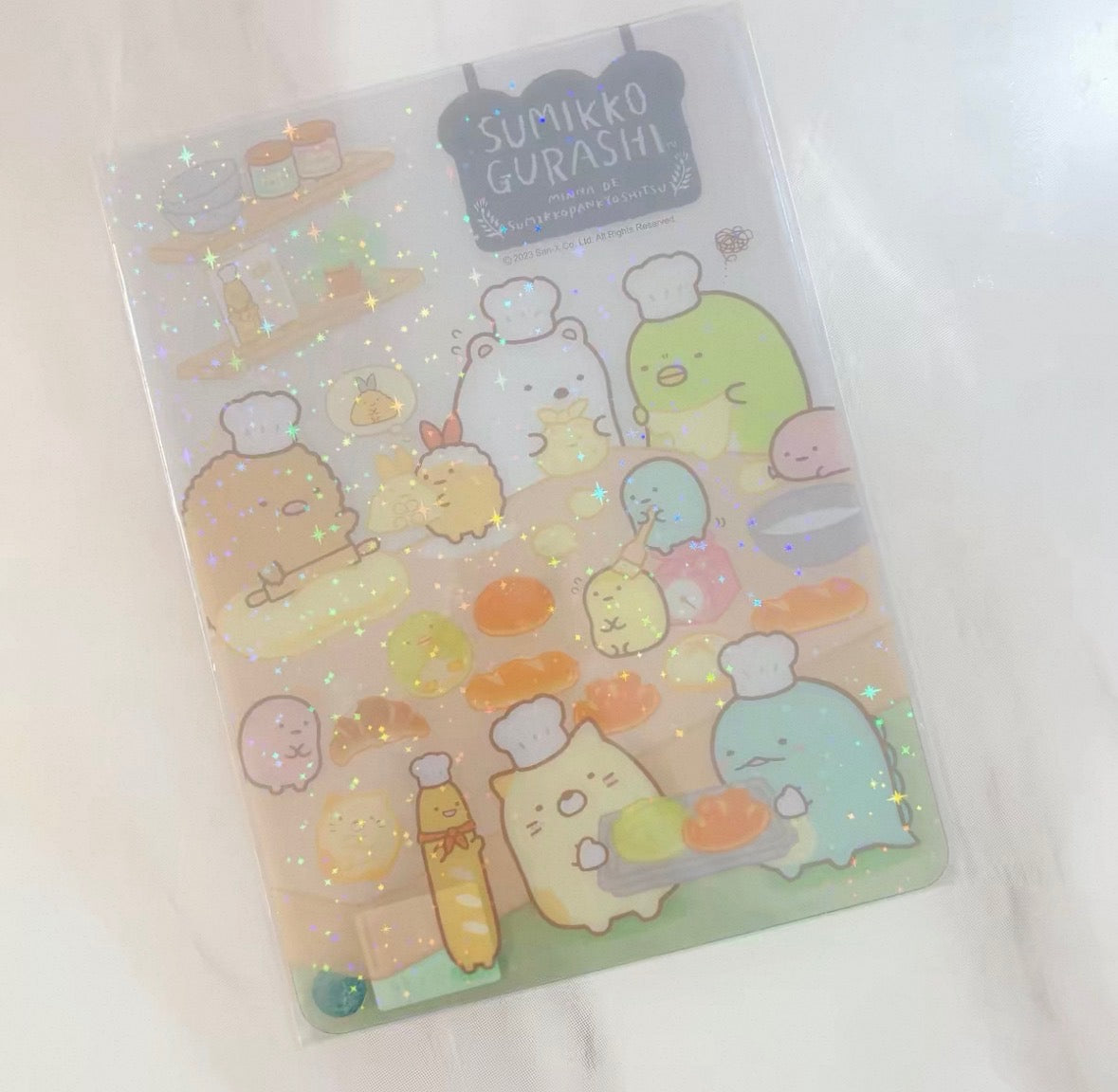 Taiwan Exclusive San-X Sumikko Gurashi Glittery B5 Folder