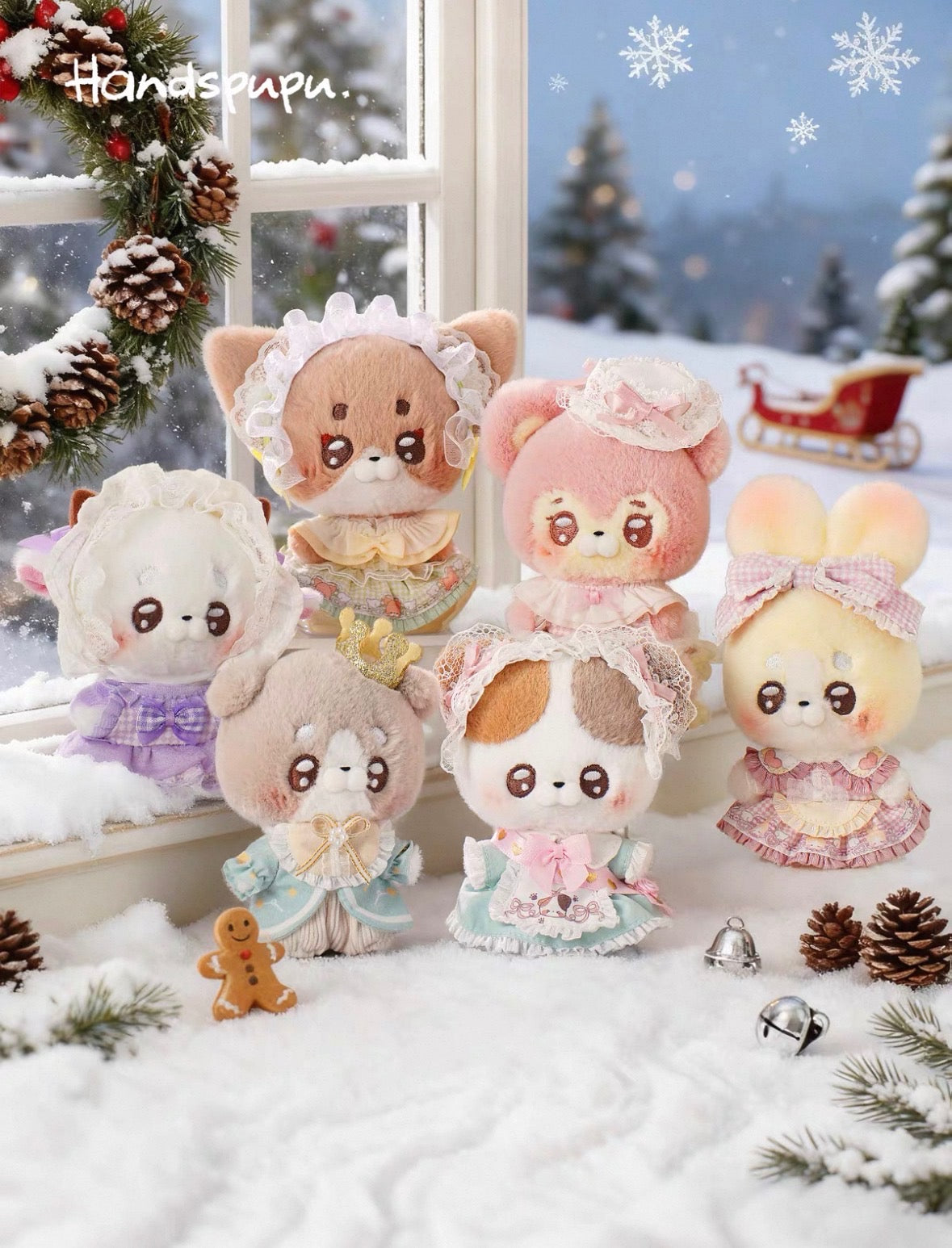 Handspupu Afternoon Tea Party Pendant Plush