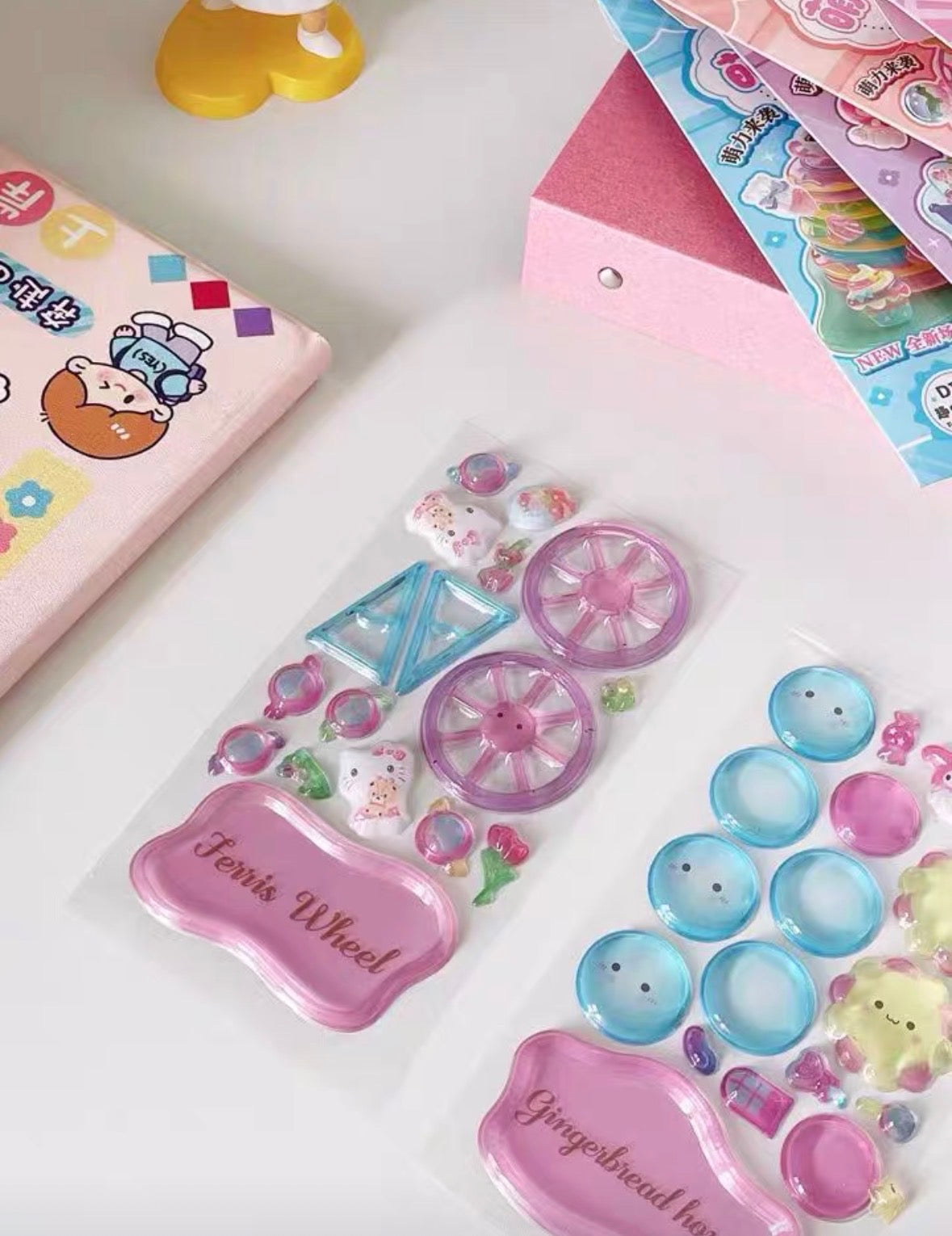 Stackable 3D Stickers Collections