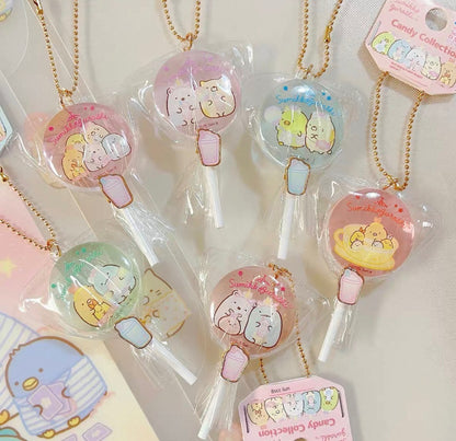 Japan San-X Sumikko Gurashi Lollipop Keychain