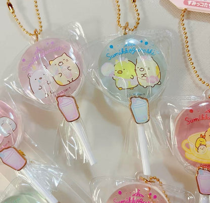 Japan San-X Sumikko Gurashi Lollipop Keychain