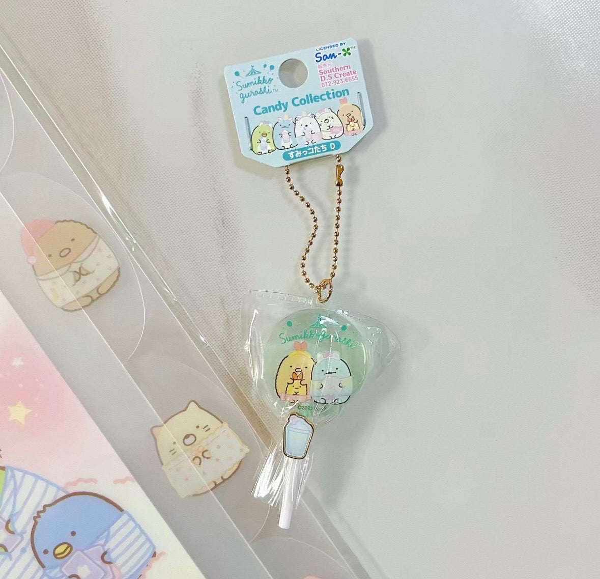 Japan San-X Sumikko Gurashi Lollipop Keychain