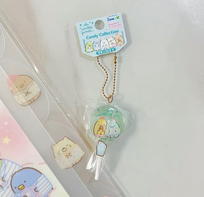 Japan San-X Sumikko Gurashi Lollipop Keychain