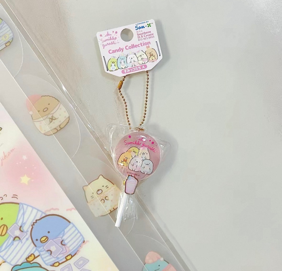 Japan San-X Sumikko Gurashi Lollipop Keychain