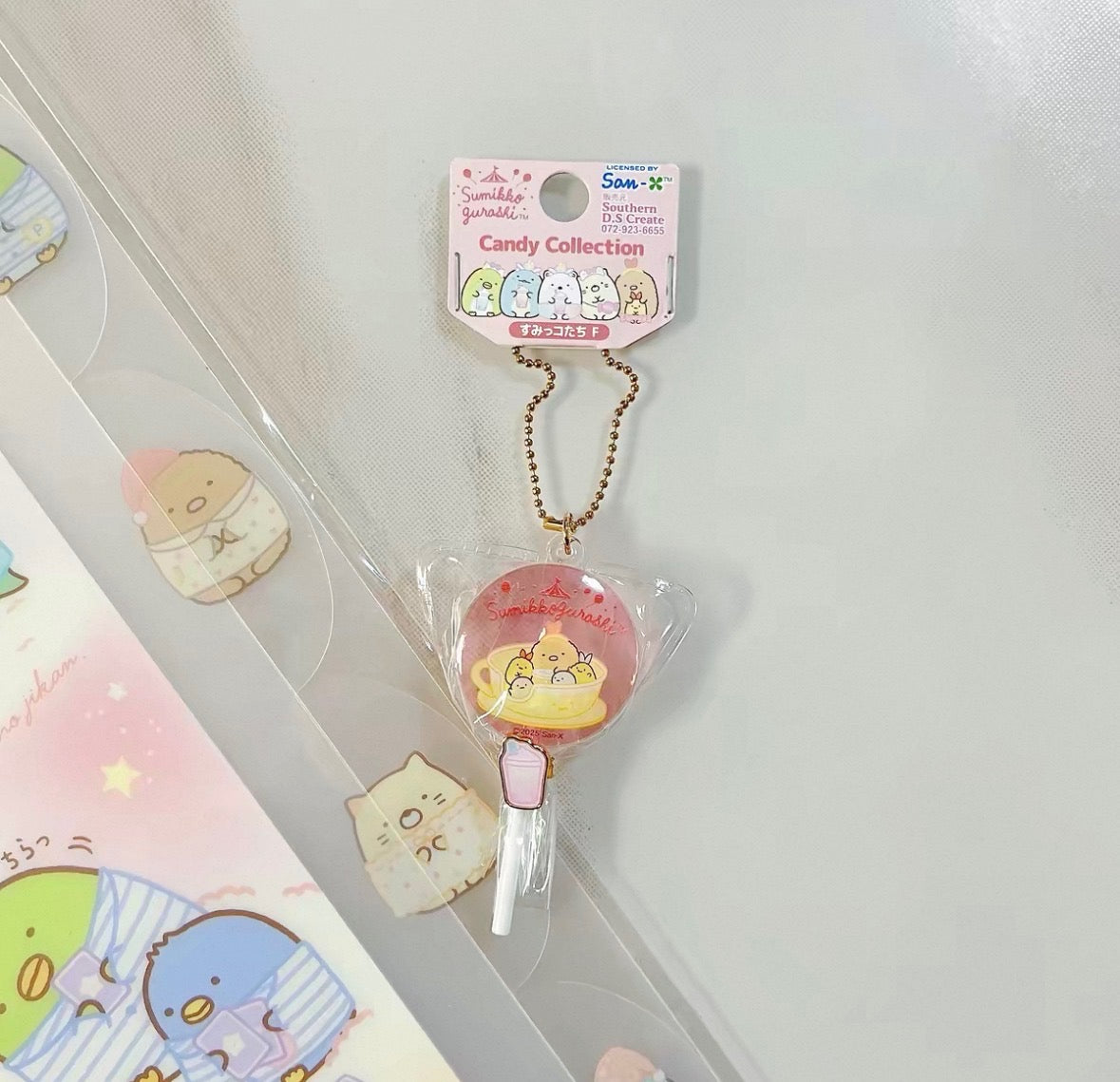 Japan San-X Sumikko Gurashi Lollipop Keychain