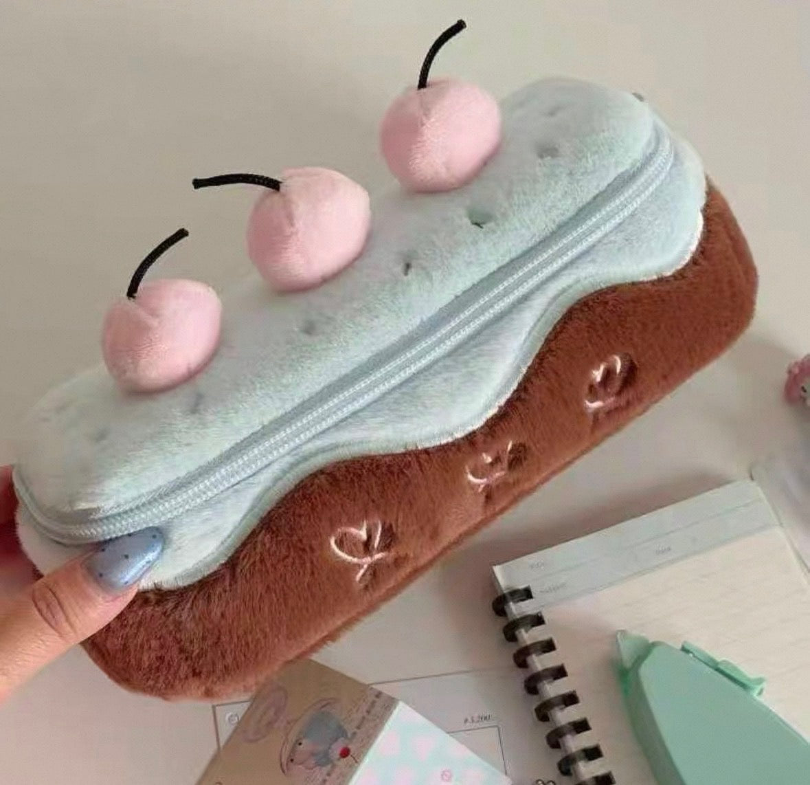 Cherry Chocolate Cake Pencil Case