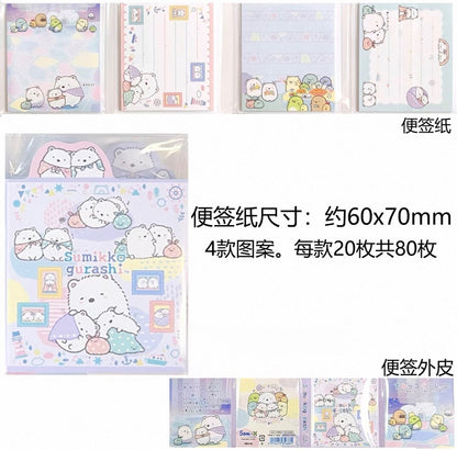 San-X Sumikko Gurashi Sticky Notes & Memo Pad