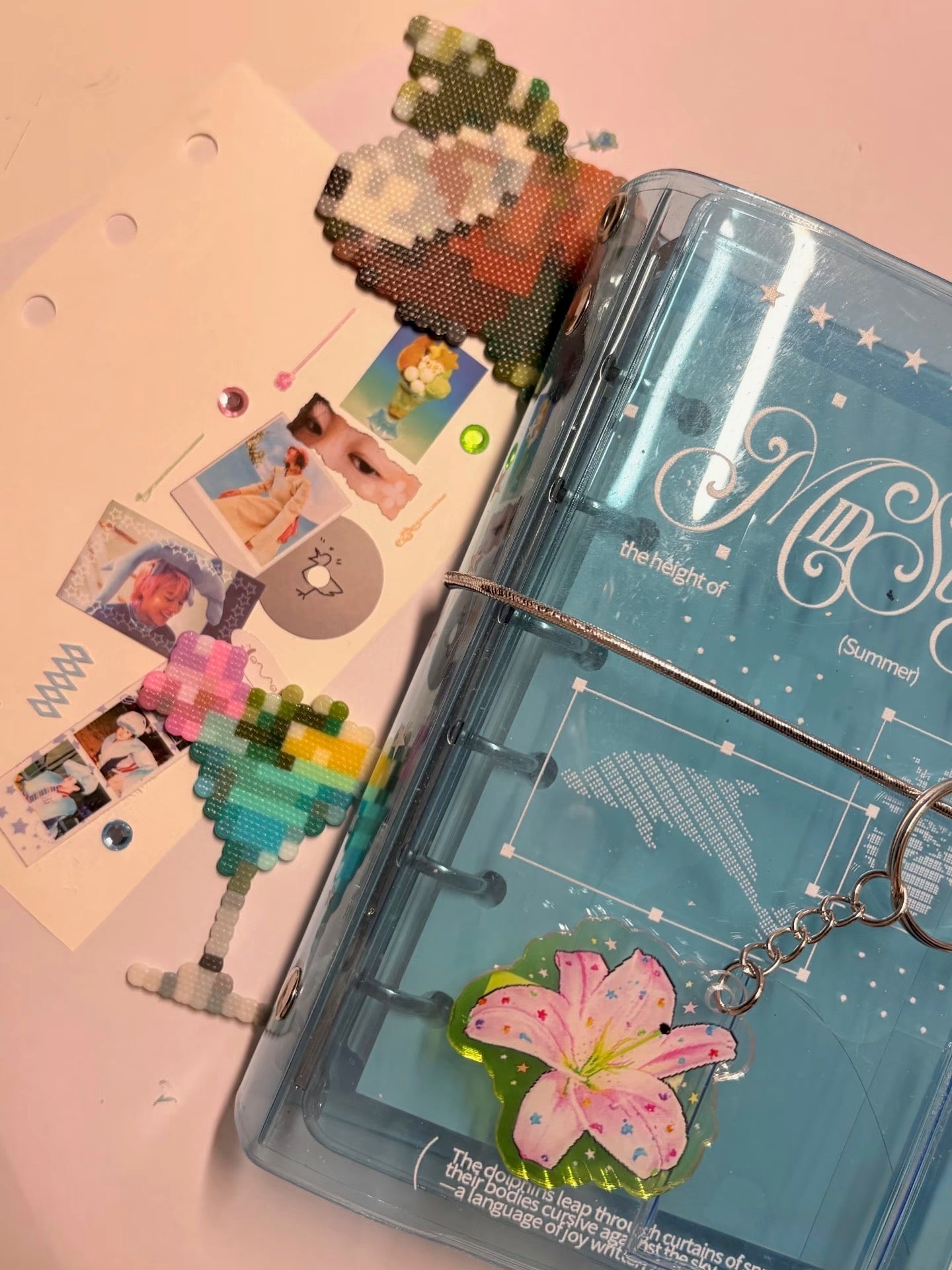 Mid Summer A7 Trifold Dolphin Binder (BLUE) Waka Waka
