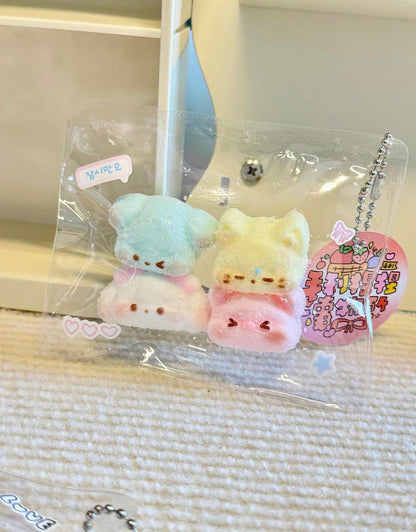 Sugar Animals Squishy Keychain