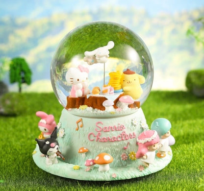 Snowglobe Music Box Sanrio Birthday Collection
