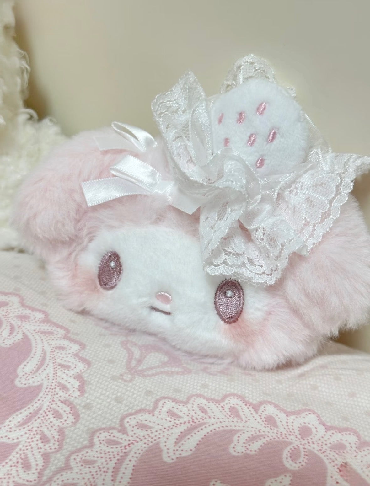 Sanrio My Melody Official Snow White Strawberry Plush Collection