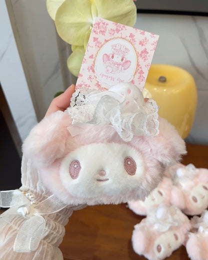 Sanrio My Melody Official Snow White Strawberry Plush Collection
