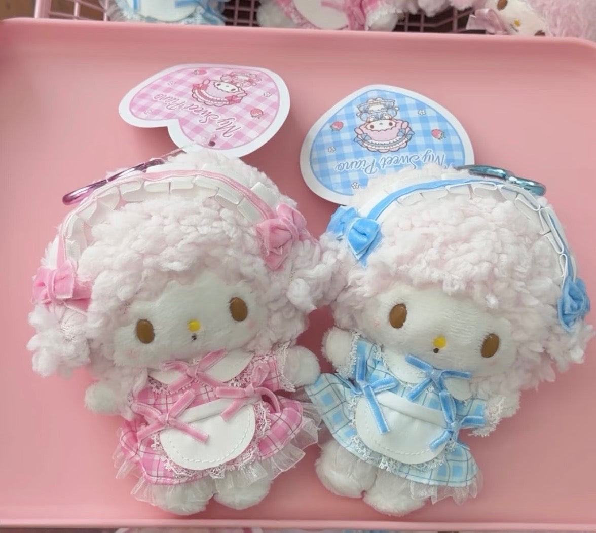 My Sweet Piano Pink & Blue Series Plush Keychain