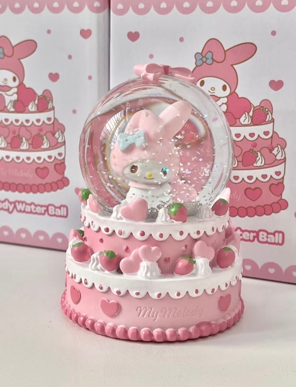 My Melody Mini Snow Globe