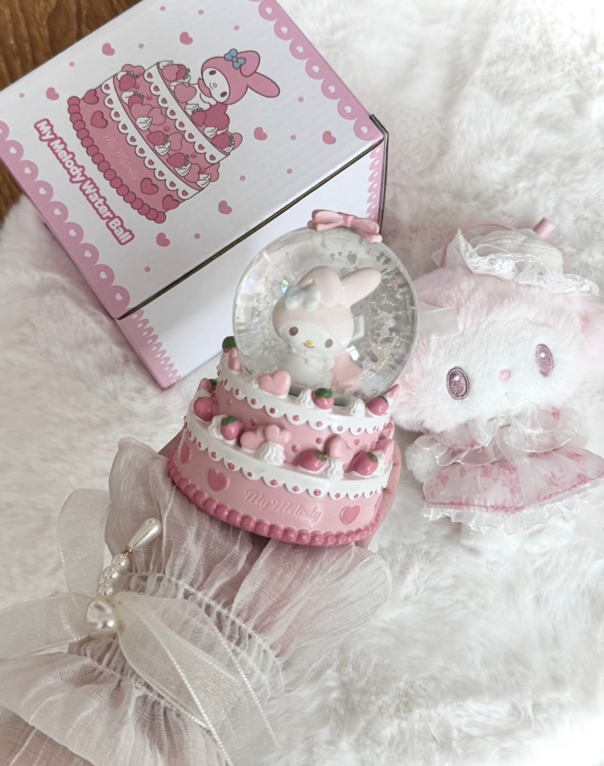 My Melody Mini Snow Globe