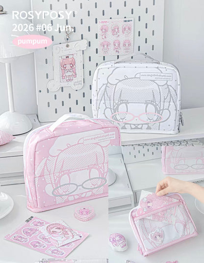RosyPosy Pumpum Collection Boxy Pouch