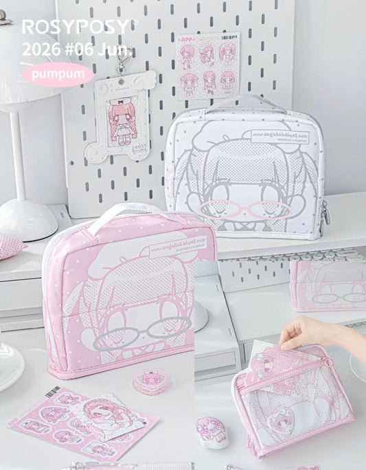 RosyPosy Pumpum Collection Boxy Pouch.