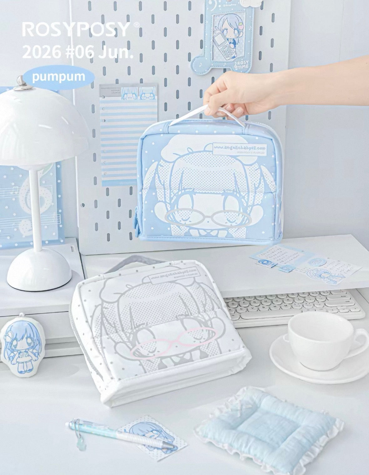 RosyPosy Pumpum Collection Boxy Pouch