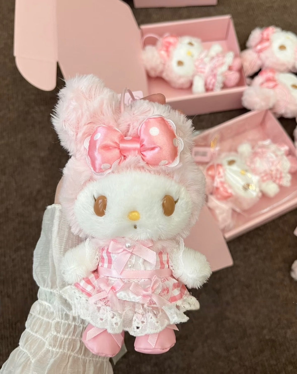 Pink Bow & Pearls My Melody Plush