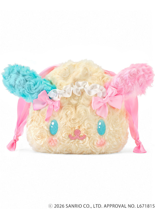 Caring Usahana Official Sanrio Plush Ribbon Pouch