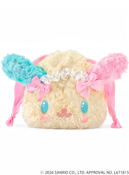 Caring Usahana Official Sanrio Plush Ribbon Pouch