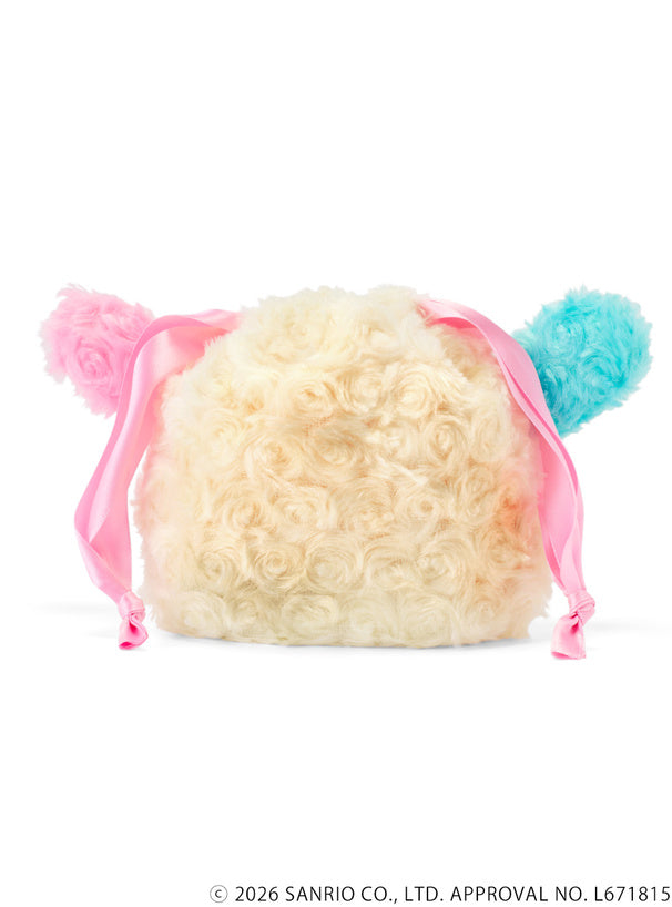 Caring Usahana Official Sanrio Plush Ribbon Pouch