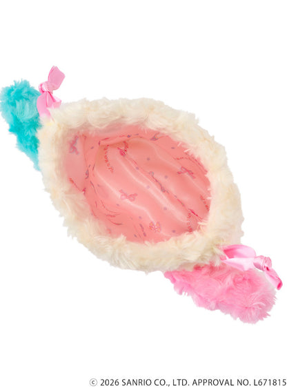 Caring Usahana Official Sanrio Plush Ribbon Pouch