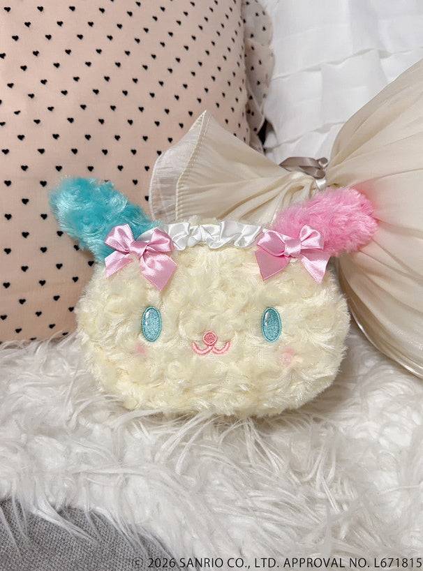 Caring Usahana Official Sanrio Plush Ribbon Bag
