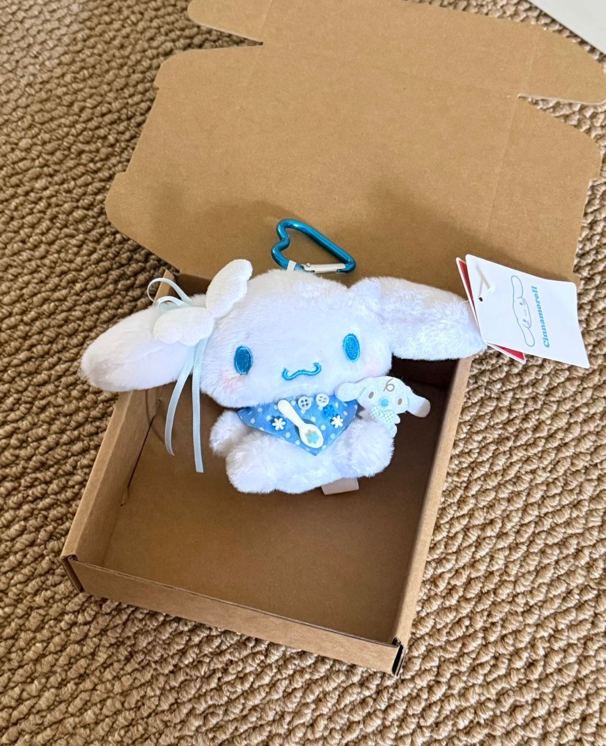 Sanrio Dinner Time Cinnamoroll Plush Pendant