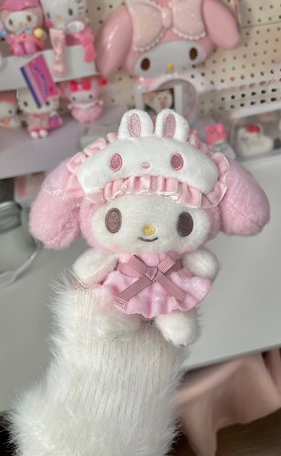 My Melody Sleep Mask Plush Pendant