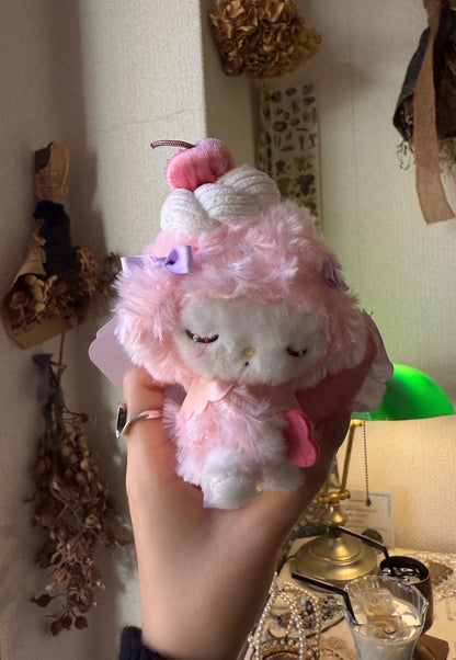 Dolly Mix Petit Official Strawberry Sleepy My Sweet Piano Plush Pendant