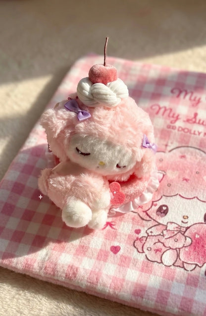 Dolly Mix Petit Official Strawberry Sleepy My Sweet Piano Plush Pendant