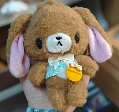 Sugarbunnies Sanrio Plush Keychain - Kurousa (Caramel) / Shirousa (Vanilla) Bag Charm