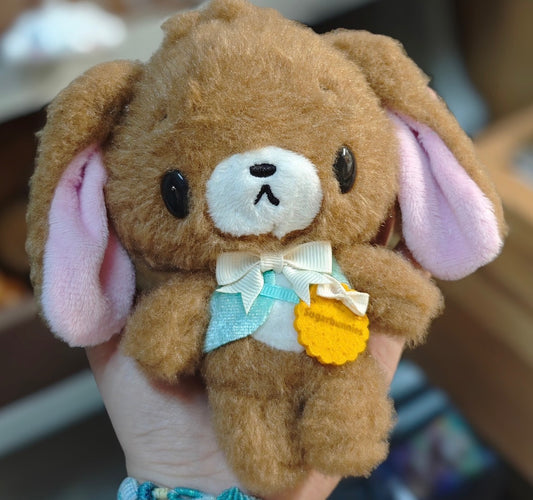 Sugarbunnies Sanrio Plush Keychain - Kurousa (Caramel) / Shirousa (Vanilla) Bag Charm