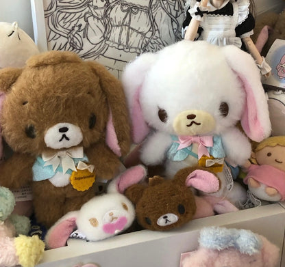 Sugarbunnies Sanrio Plush Keychain - Kurousa (Caramel) / Shirousa (Vanilla) Bag Charm