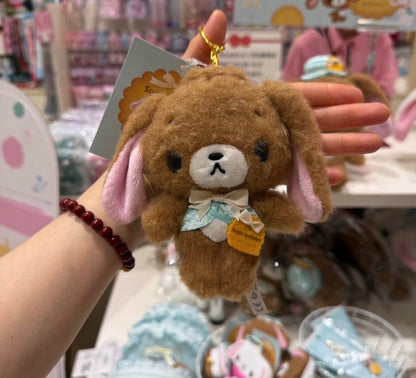 Sugarbunnies Sanrio Plush Keychain - Kurousa (Caramel) / Shirousa (Vanilla) Bag Charm