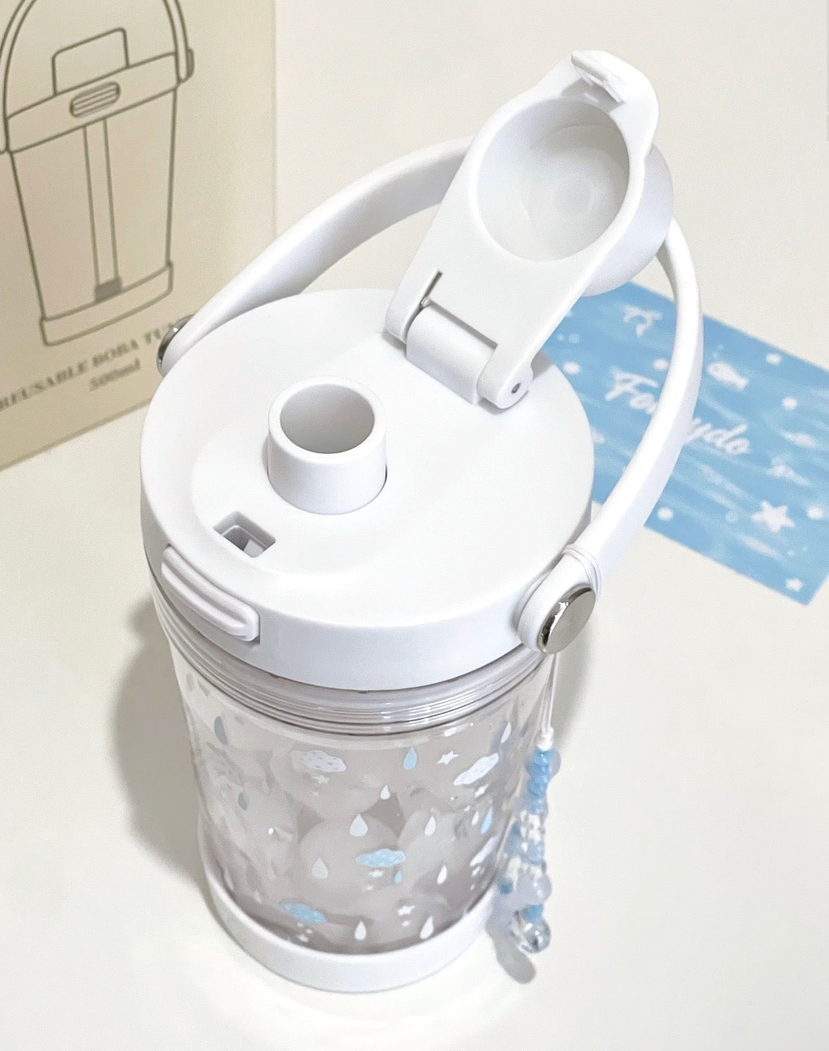 Fudongju Original Tritan Raindrop Water Bottle