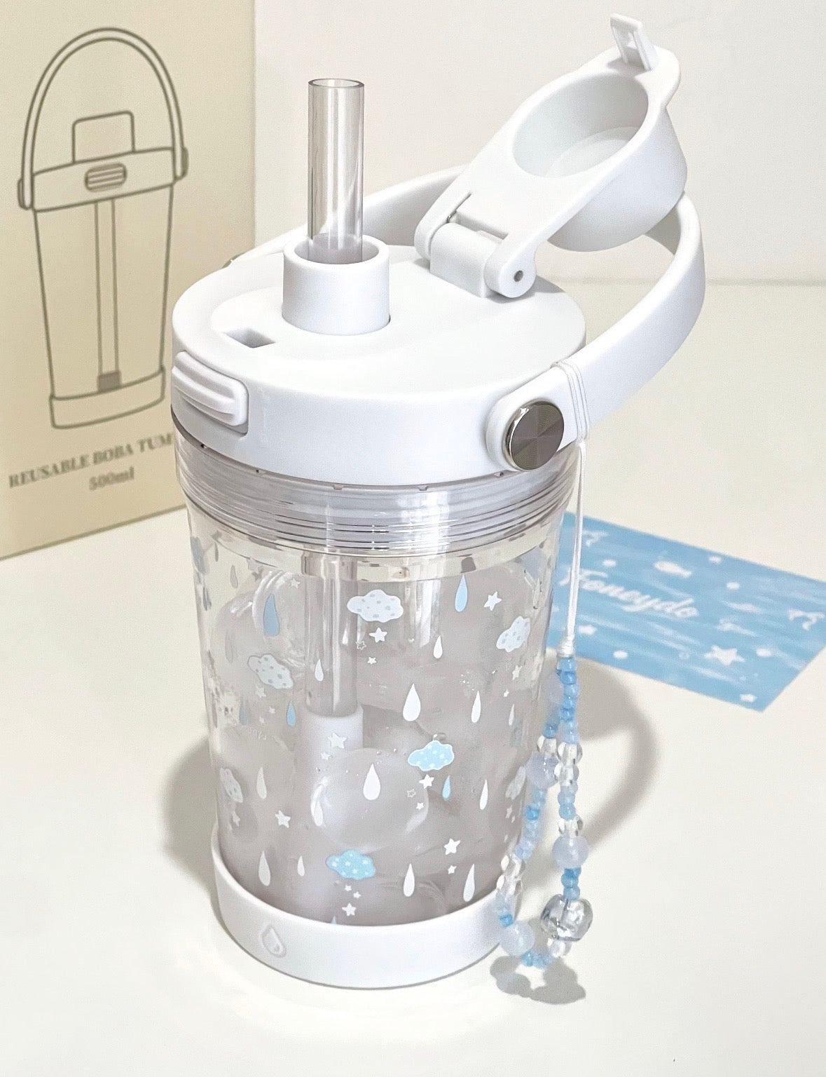 Fudongju Original Tritan Raindrop Water Bottle