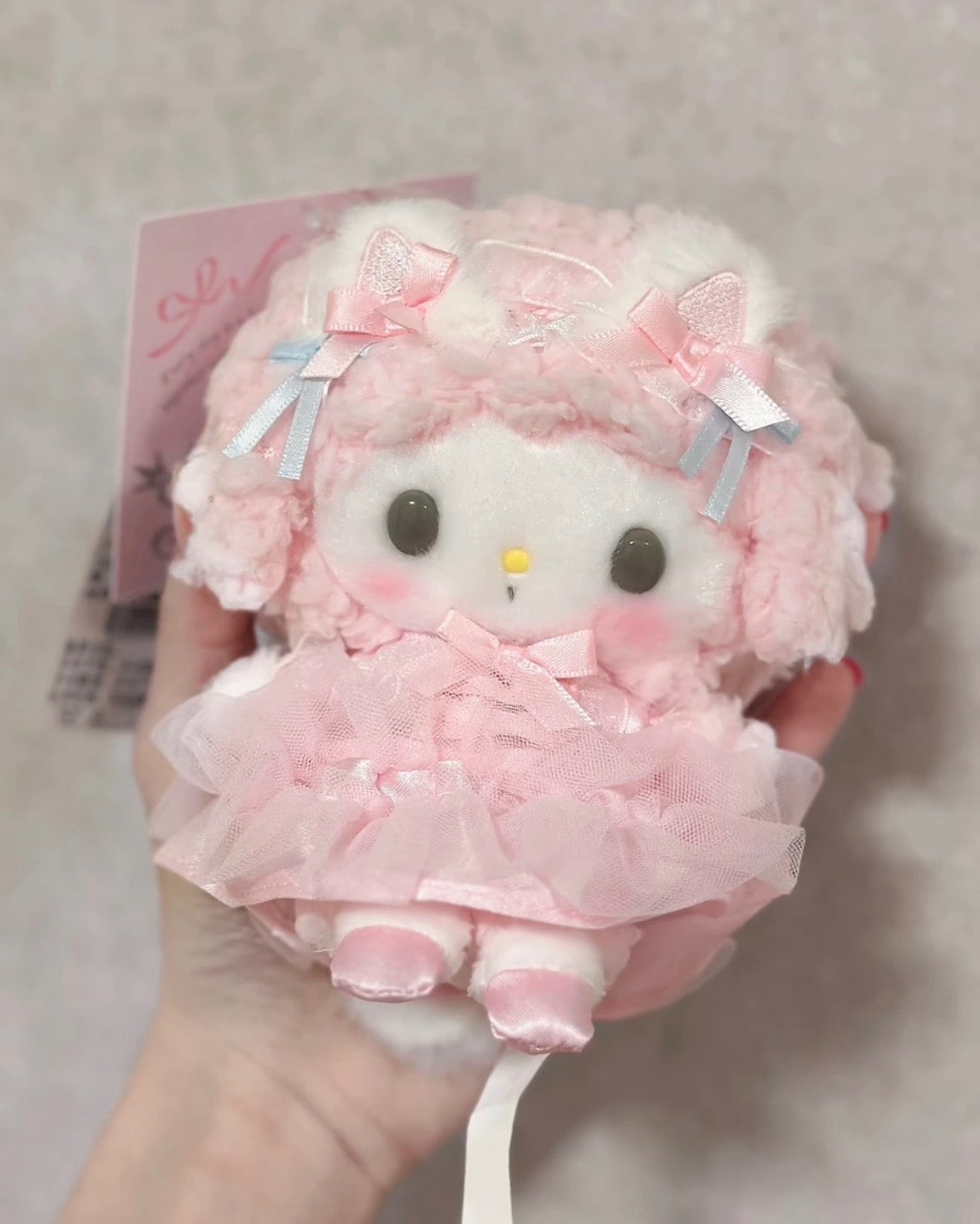 My Sweet Piano Sanrio Original White Cat Ballerina Plush