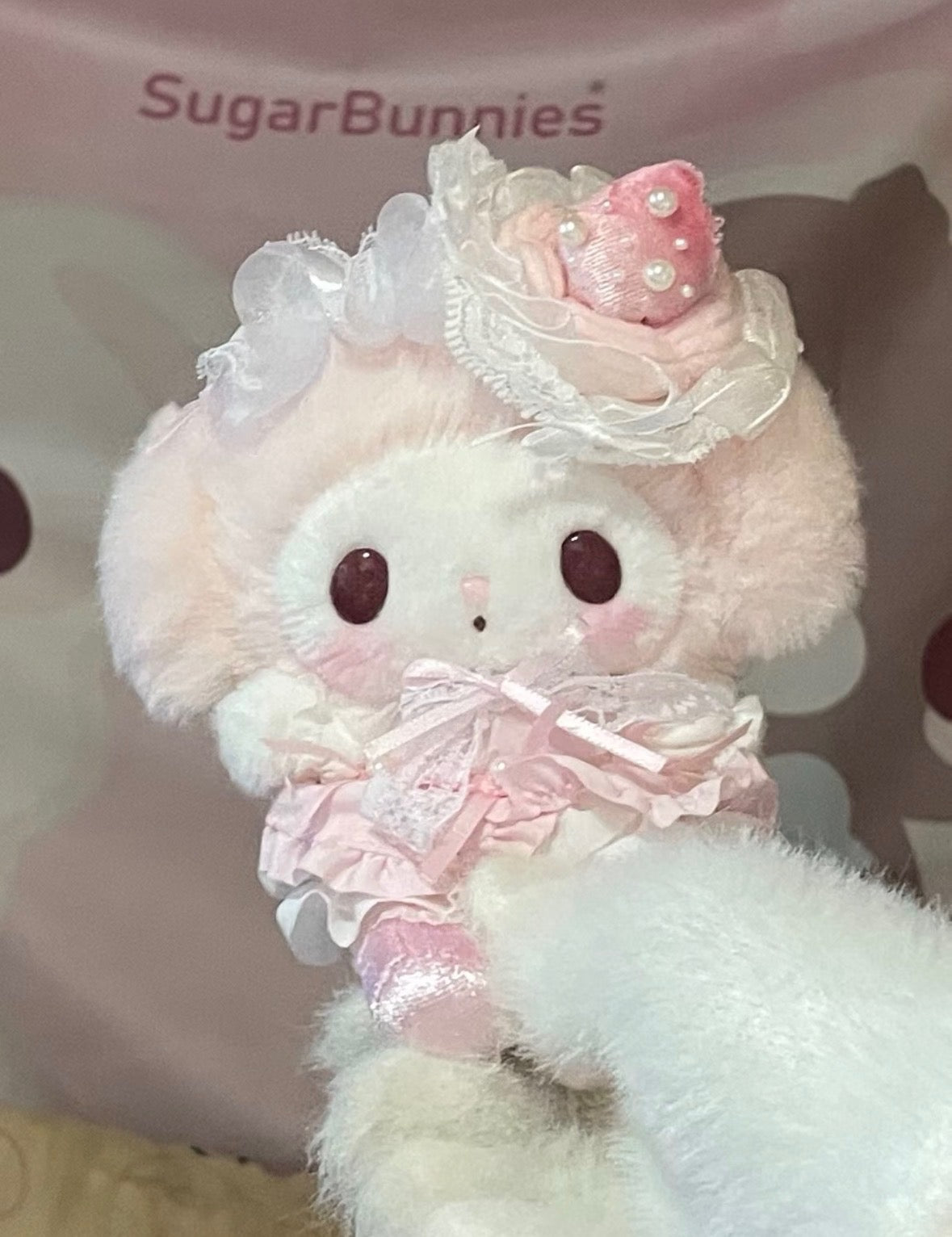 Anniversary Special Pink Strawberry My Melody Handmade Plush