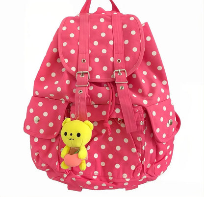 Pink Polka Dots Mini Backpack
